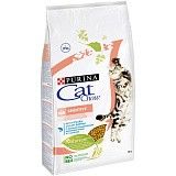 Сухой корм для кошек Кэт Чау с чувствительным пищеварением 15 кг